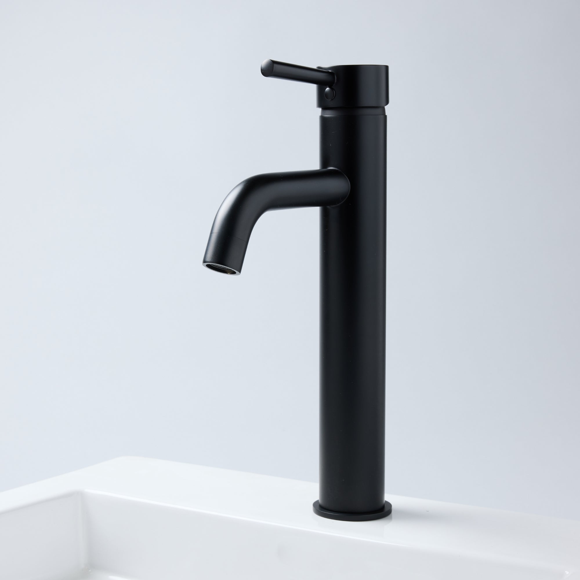 Notorious Tall Basin Mixer  Matt Black