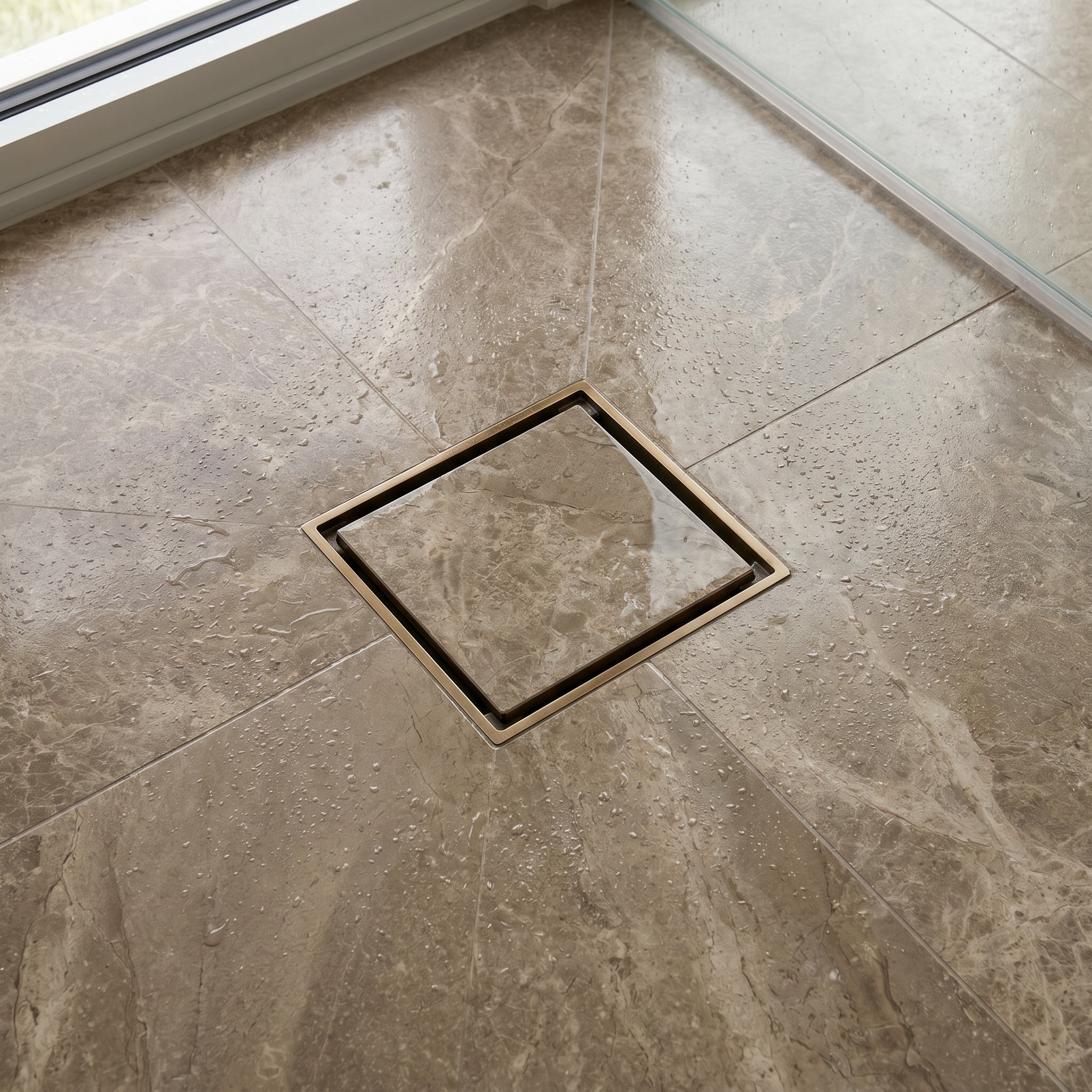 Notorious Tile Insert Antique Brass