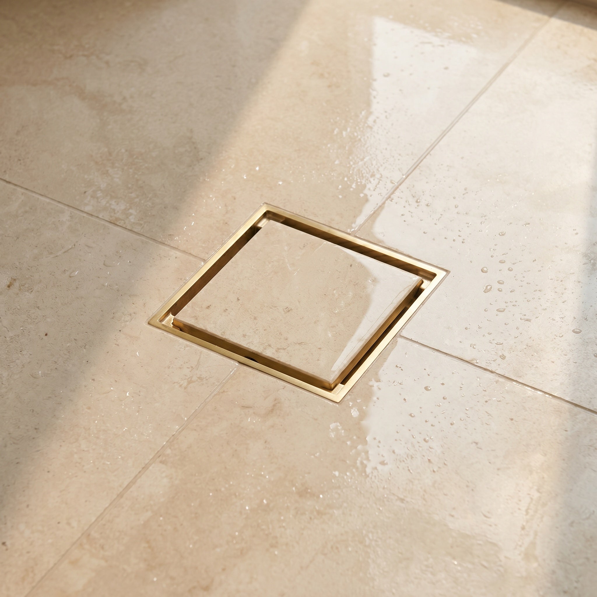 Notorious Tile Insert Brushed Gold