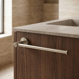 Notorious Towel Holder Brushed Nickel