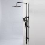 Notorious Twin Shower with Diverter 250mm - Matt Black