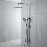 Notorious Twin Shower with Diverter Paddle  Chrome