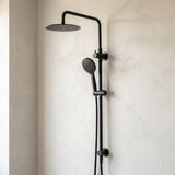Notorious Twin Shower with Diverter Paddle Matt Black