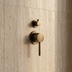 Notorious Wall Mixer with Diverter Antique Brass