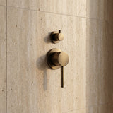 Notorious Wall Mixer with Diverter Antique Brass