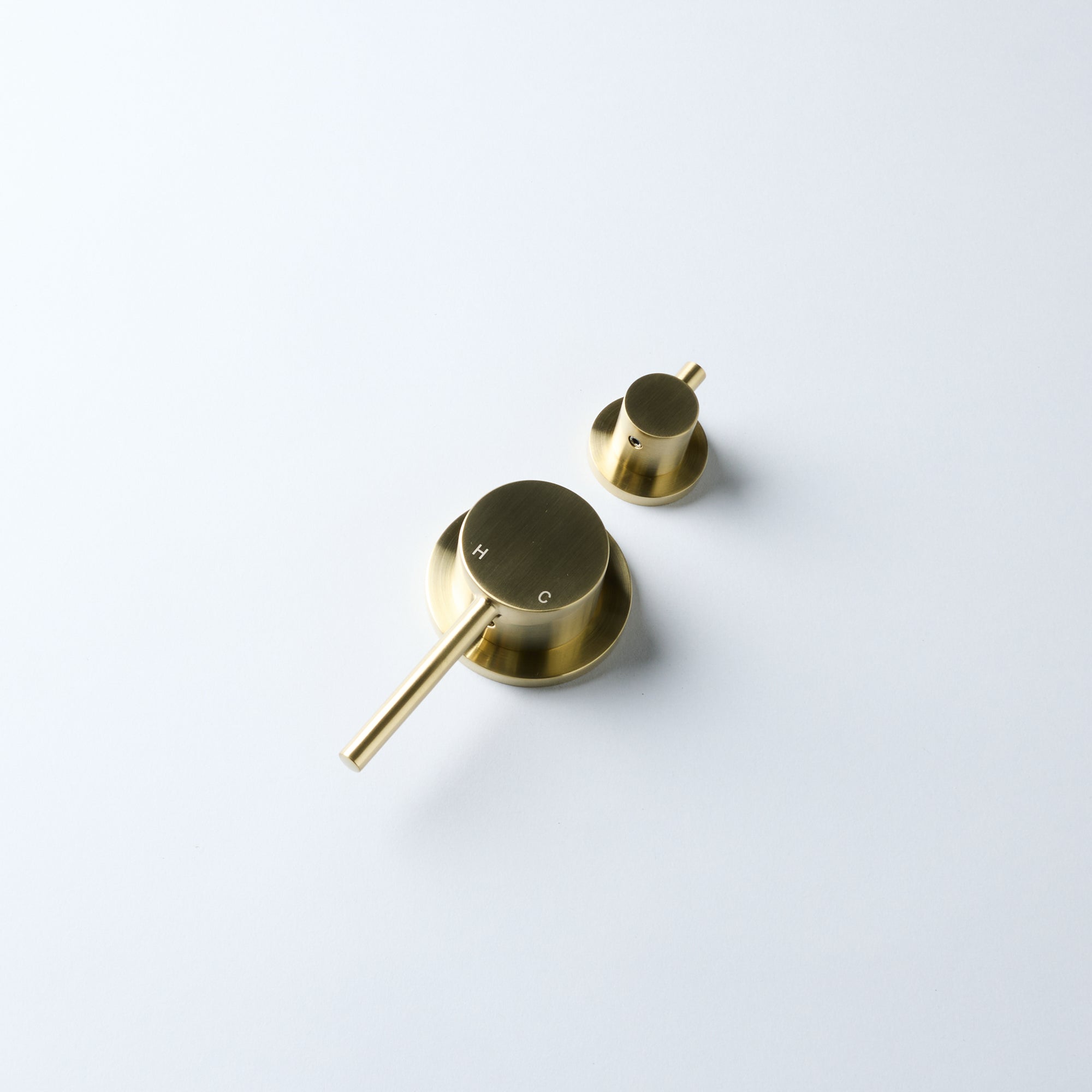 Notorious Wall Mixer with Diverter Brushed Gold