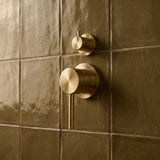 Notorious Wall Mixer with Diverter Brushed Gold