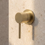The Notorious Collective Wall Mixer Brushed Gold