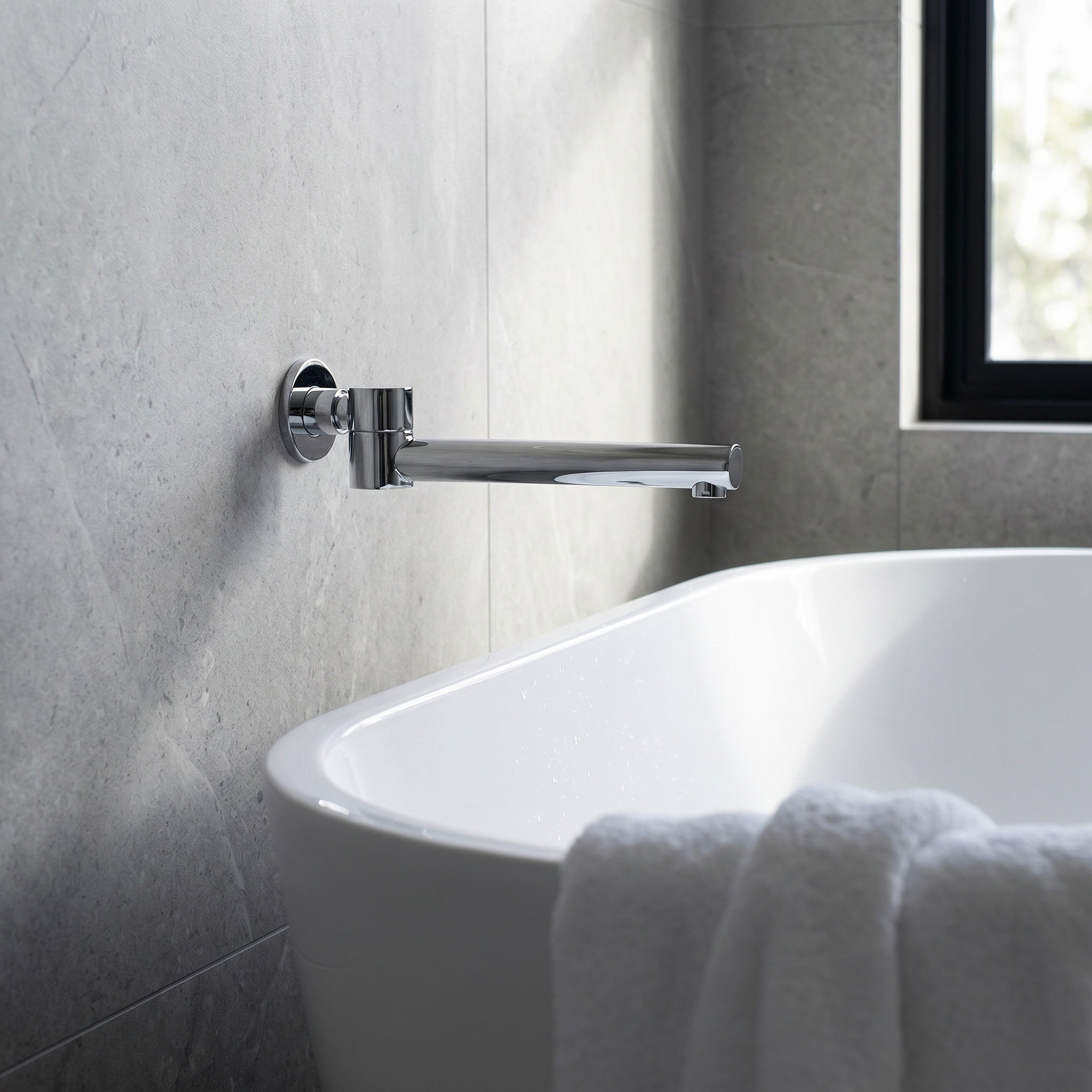 Notorious Swivel Bath Spout Chrome