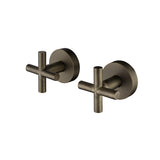 Notorious Cross Handle Taps - Antique Brass