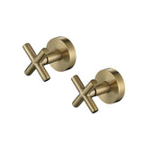 Notorious Cross Handle Taps - Brushed Gold