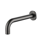 Gunmetal Grey Wall Spout on white background
