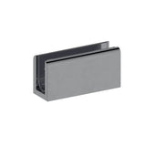 Notorious Shower Glass Clamp - Gun Metal