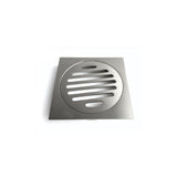 Notorious Square/Round Floor Grate 100mm - Gun Metal