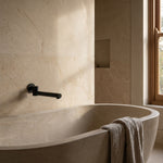 notorious swivel bath spout matt black